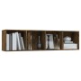 TV-Schrank/Regal aus geräuchertem Eichenholz, 143 x 30 x 36 cm von vidaXL, Regale und Regale - Ref: Foro24-815270, Preis: 67,...