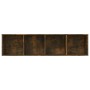 TV-Schrank/Regal aus geräuchertem Eichenholz, 143 x 30 x 36 cm von vidaXL, Regale und Regale - Ref: Foro24-815270, Preis: 67,...