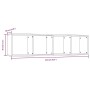 TV-Schrank/Regal aus geräuchertem Eichenholz, 143 x 30 x 36 cm von vidaXL, Regale und Regale - Ref: Foro24-815270, Preis: 67,...