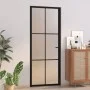 Innentür aus mattschwarzem Glas und Aluminium 83x201,5 cm von vidaXL, Türen für zu Hause - Ref: Foro24-350557, Preis: 234,85 ...