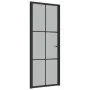 Innentür aus mattschwarzem Glas und Aluminium 83x201,5 cm von vidaXL, Türen für zu Hause - Ref: Foro24-350557, Preis: 234,85 ...