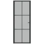 Innentür aus mattschwarzem Glas und Aluminium 83x201,5 cm von vidaXL, Türen für zu Hause - Ref: Foro24-350557, Preis: 234,85 ...