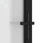 Innentür aus mattschwarzem Glas und Aluminium 83x201,5 cm von vidaXL, Türen für zu Hause - Ref: Foro24-350557, Preis: 234,85 ...