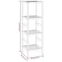Solid walnut wood bathroom shelf 36x36x112 cm by vidaXL, Bookcases and shelves - Ref: Foro24-350366, Price: 61,64 €, Discount: %
