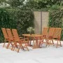 Klappbare Gartenstühle 6 Stück aus massivem Eukalyptusholz von vidaXL, Gartenstühle - Ref: Foro24-3087345, Preis: 428,13 €, R...