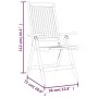 Folding garden chairs 6 pcs solid eucalyptus wood by vidaXL, Garden chairs - Ref: Foro24-3087345, Price: 429,84 €, Discount: %