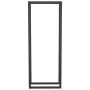 Leñero de acero negro mate 50x28x132 cm de vidaXL, Bolsas y soportes de leña - Ref: Foro24-350306, Precio: 41,14 €, Descuento: %
