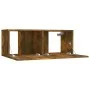 TV-Schrank aus geräuchertem Eichenholzwerkstoff, 80 x 30 x 30 cm von vidaXL, TV-Möbel - Ref: Foro24-815504, Preis: 35,16 €, R...