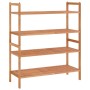 Zapateros madera maciza nogal 2 unidades 69x27x41 cm de vidaXL, Zapateros y organizadores de calzado - Ref: Foro24-350362, Pr...
