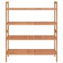 Zapateros madera maciza nogal 2 unidades 69x27x41 cm de vidaXL, Zapateros y organizadores de calzado - Ref: Foro24-350362, Pr...
