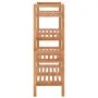 Solid walnut wood shoe racks 2 units 69x27x41 cm by vidaXL, Shoe racks and shoe organizers - Ref: Foro24-350362, Price: 57,50...