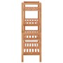 Zapateros madera maciza nogal 2 unidades 69x27x41 cm de vidaXL, Zapateros y organizadores de calzado - Ref: Foro24-350362, Pr...