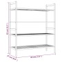 Zapateros madera maciza nogal 2 unidades 69x27x41 cm de vidaXL, Zapateros y organizadores de calzado - Ref: Foro24-350362, Pr...