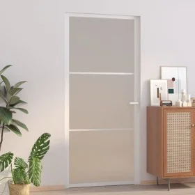 Innentür aus mattweißem Glas und Aluminium, 93 x 201,5 cm von vidaXL, Türen für zu Hause - Ref: Foro24-350578, Preis: 213,84 ...