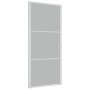 Innentür aus mattweißem Glas und Aluminium, 93 x 201,5 cm von vidaXL, Türen für zu Hause - Ref: Foro24-350578, Preis: 216,26 ...
