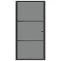 Innentür EGS-Glas und schwarzes Aluminium 102,5x201,5 cm von vidaXL, Türen für zu Hause - Ref: Foro24-350563, Preis: 220,01 €...