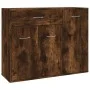 Smoked oak plywood sideboard 88x30x70 cm by vidaXL, Sideboards - Ref: Foro24-815366, Price: 74,06 €, Discount: %
