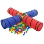 Children's play tunnel with 250 multicolored balls by vidaXL, Play tents and tunnels - Ref: Foro24-3107709, Price: 75,96 €, D...