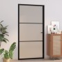 Innentür aus mattschwarzem Glas und Aluminium 102,5x201,5 cm von vidaXL, Türen für zu Hause - Ref: Foro24-350555, Preis: 192,...