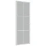 Matte white glass and aluminum interior door 76x201.5 cm by vidaXL, Doors for the home - Ref: Foro24-350580, Price: 200,76 €,...