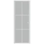 Matte white glass and aluminum interior door 76x201.5 cm by vidaXL, Doors for the home - Ref: Foro24-350580, Price: 200,76 €,...