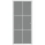 Puerta interior vidrio EGS y aluminio blanco 93x201,5 cm de vidaXL, Puertas para el hogar - Ref: Foro24-350590, Precio: 206,3...