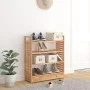 Shoe rack with solid walnut wood drawer 70x27x81 cm by vidaXL, Shoe racks and shoe organizers - Ref: Foro24-350359, Price: 72...