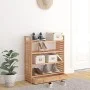 Shoe rack with solid walnut wood drawer 70x27x81 cm by vidaXL, Shoe racks and shoe organizers - Ref: Foro24-350359, Price: 72...