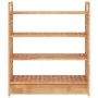 Shoe rack with solid walnut wood drawer 70x27x81 cm by vidaXL, Shoe racks and shoe organizers - Ref: Foro24-350359, Price: 72...