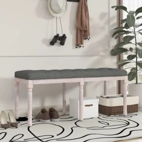 Dark gray fabric bench 110x40x49 cm by vidaXL, Banks - Ref: Foro24-344451, Price: 75,32 €, Discount: %