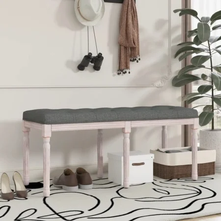 Dark gray fabric bench 110x40x49 cm by vidaXL, Banks - Ref: Foro24-344451, Price: 75,32 €, Discount: %