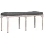 Dark gray fabric bench 110x40x49 cm by vidaXL, Banks - Ref: Foro24-344451, Price: 75,32 €, Discount: %