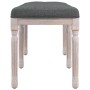 Banco de tela gris oscuro 110x40x49 cm de vidaXL, Bancos - Ref: Foro24-344451, Precio: 75,95 €, Descuento: %