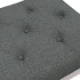 Dark gray fabric bench 110x40x49 cm by vidaXL, Banks - Ref: Foro24-344451, Price: 75,32 €, Discount: %