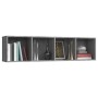 TV-Schrank/Regal aus grauem Sonoma-Holz, 143 x 30 x 36 cm von vidaXL, Regale und Regale - Ref: Foro24-815271, Preis: 67,53 €,...