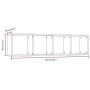 TV-Schrank/Regal aus grauem Sonoma-Holz, 143 x 30 x 36 cm von vidaXL, Regale und Regale - Ref: Foro24-815271, Preis: 67,53 €,...