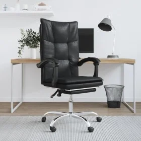 Schwarzer Bürostuhl aus Kunstleder von vidaXL, Bürostühle - Ref: Foro24-349753, Preis: 107,35 €, Rabatt: %