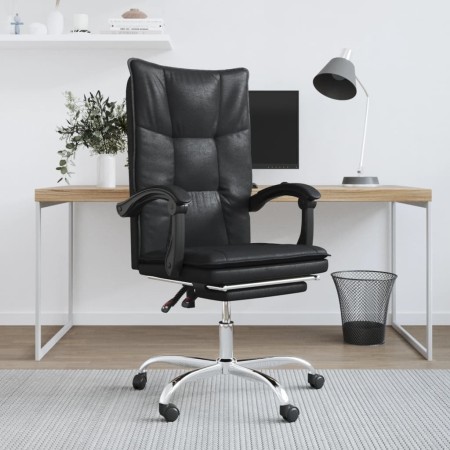 Schwarzer Bürostuhl aus Kunstleder von vidaXL, Bürostühle - Ref: Foro24-349753, Preis: 108,83 €, Rabatt: %