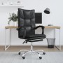 Black synthetic leather reclining office chair by vidaXL, Office chairs - Ref: Foro24-349753, Price: 108,83 €, Discount: %
