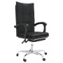 Black synthetic leather reclining office chair by vidaXL, Office chairs - Ref: Foro24-349753, Price: 107,67 €, Discount: %