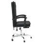 Schwarzer Bürostuhl aus Kunstleder von vidaXL, Bürostühle - Ref: Foro24-349753, Preis: 109,13 €, Rabatt: %
