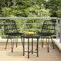 Gartenstühle 2 Einheiten schwarzes synthetisches Rattan 48x62x84 cm von vidaXL, Gartenstühle - Ref: Foro24-319429, Preis: 135...