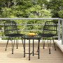 Gartenstühle 2 Einheiten schwarzes synthetisches Rattan 48x62x84 cm von vidaXL, Gartenstühle - Ref: Foro24-319429, Preis: 137...