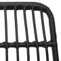 Gartenstühle 2 Einheiten schwarzes synthetisches Rattan 48x62x84 cm von vidaXL, Gartenstühle - Ref: Foro24-319429, Preis: 135...