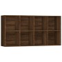 Regal/Sideboard aus braunem Eichensperrholz, 66 x 30 x 130 cm von vidaXL, Bücherregale und Regale - Ref: Foro24-815251, Preis...