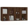 Regal/Sideboard aus braunem Eichensperrholz, 66 x 30 x 130 cm von vidaXL, Bücherregale und Regale - Ref: Foro24-815251, Preis...