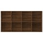Regal/Sideboard aus braunem Eichensperrholz, 66 x 30 x 130 cm von vidaXL, Bücherregale und Regale - Ref: Foro24-815251, Preis...