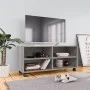 Mueble de TV con ruedas madera contrachapada gris 90x35x35 cm de vidaXL, Muebles TV - Ref: Foro24-815259, Precio: 56,75 €, De...