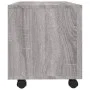 Mueble de TV con ruedas madera contrachapada gris 90x35x35 cm de vidaXL, Muebles TV - Ref: Foro24-815259, Precio: 56,75 €, De...