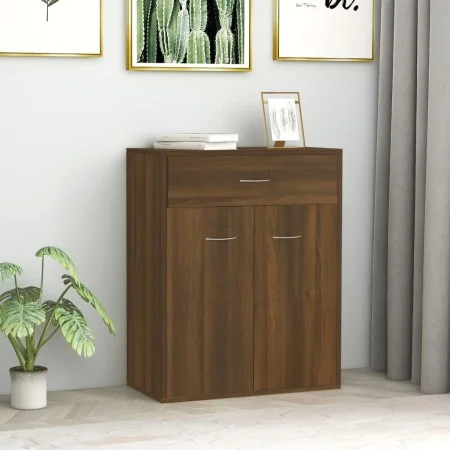 Sideboard aus braunem Eichensperrholz, 60 x 30 x 75 cm von vidaXL, Sideboards - Ref: Foro24-815377, Preis: 65,64 €, Rabatt: %